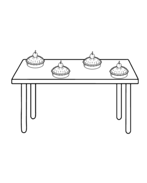 Dibujo de Thanksgiving Art For Kids Coloring Page para Colorear