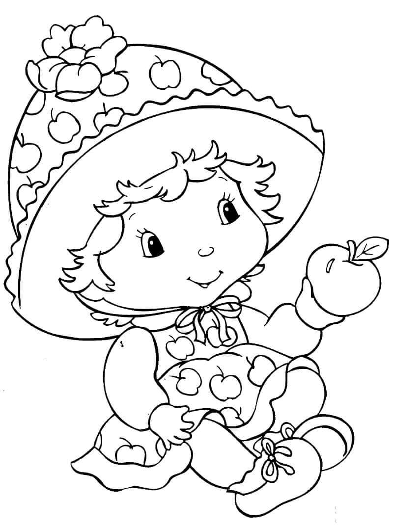 Dibujo de Dumplin de Manzana para Colorear