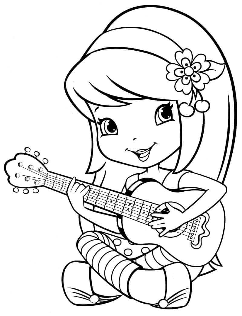 Dibujo de Mermelada de Cereza para Colorear