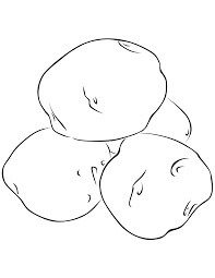 Dibujo de Cuatro Papas para Colorear