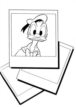 Dibujo de Foto de Donald para Colorear