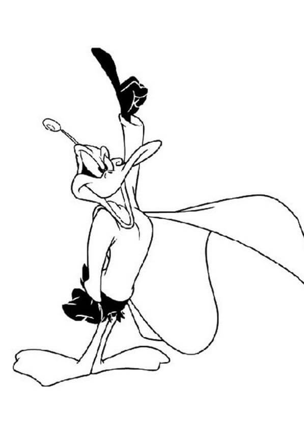 Dibujo de Super Pato Lucas para Colorear