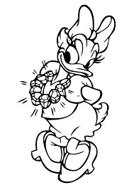 Dibujo de Gran Pato Margarita para Colorear