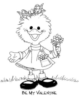 Dibujo de Suzy Ducken del zoológico de Suzy para Colorear