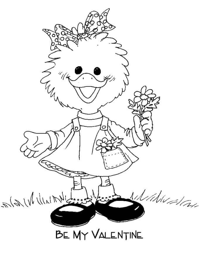 Dibujo de Suzy Ducken del zoológico de Suzy para Colorear