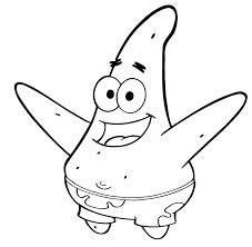 Dibujo de Patrick Star de Bob Esponja para Colorear