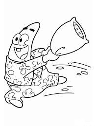 Dibujo de Pirata Patrick Estrella para Colorear