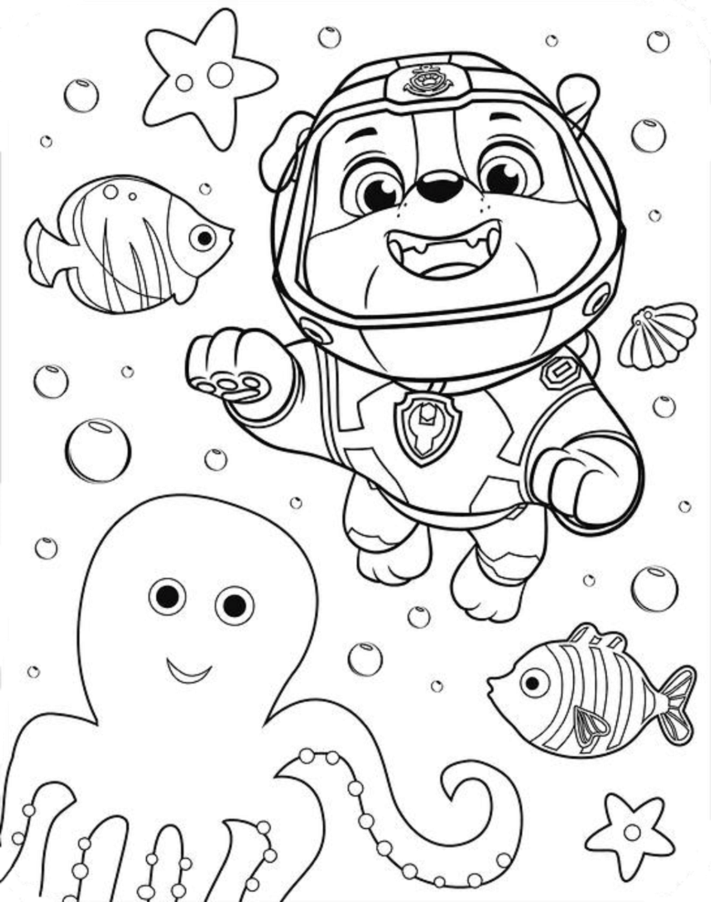 Dibujo de Escombros Se Zambullen para Colorear