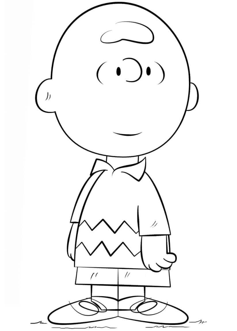 Dibujo de Charlie Brown para Colorear