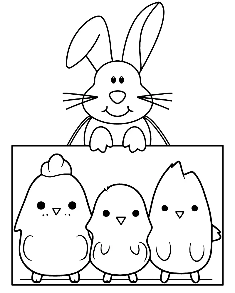 Dibujo de Imgi 12 Unique Peeps Coloring Pagepng para Colorear