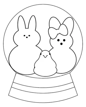 Dibujo de Imgi 18 Free Peeps Coloring Page 2png para Colorear