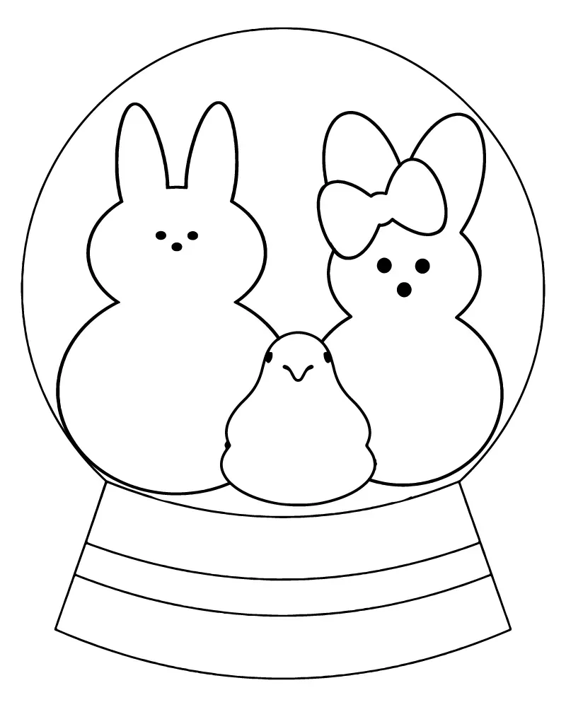 Dibujo de Imgi 18 Free Peeps Coloring Page 2png para Colorear