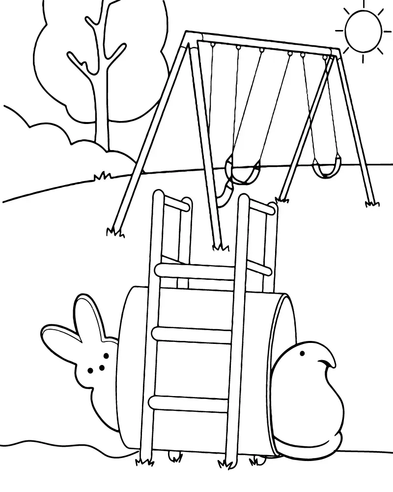 Dibujo de Imgi 7 Free Peeps Coloring Pagepng para Colorear