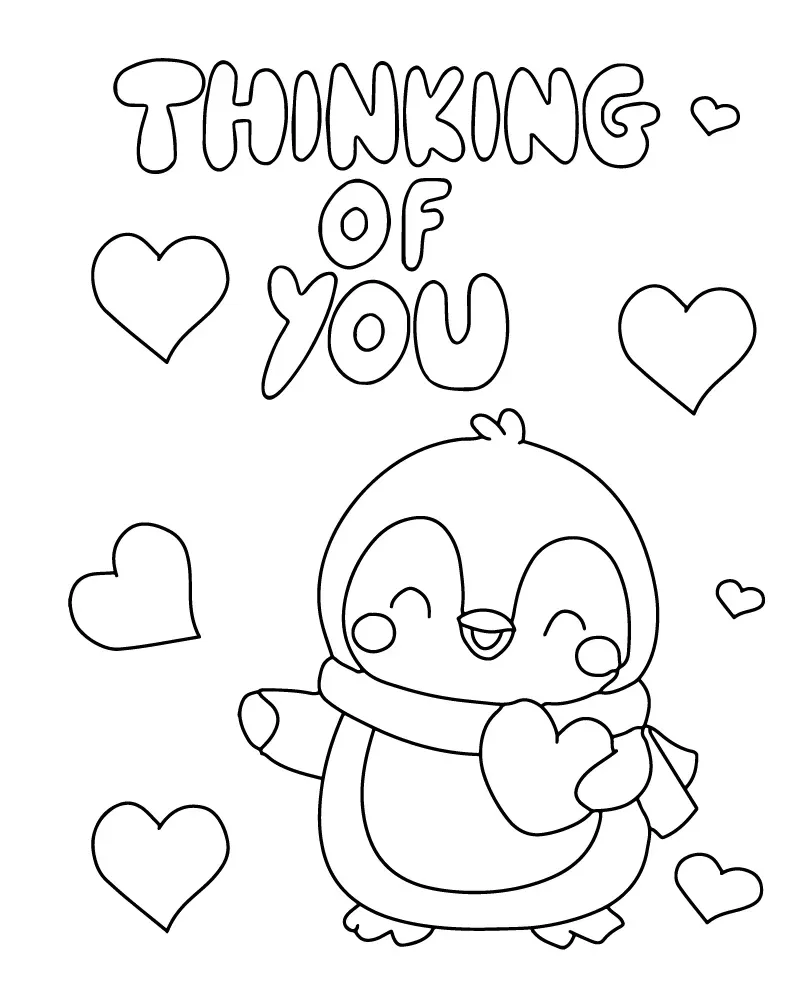 Dibujo de Imgi 6 Printable Thinking Of You Coloring Sheetpng para Colorear