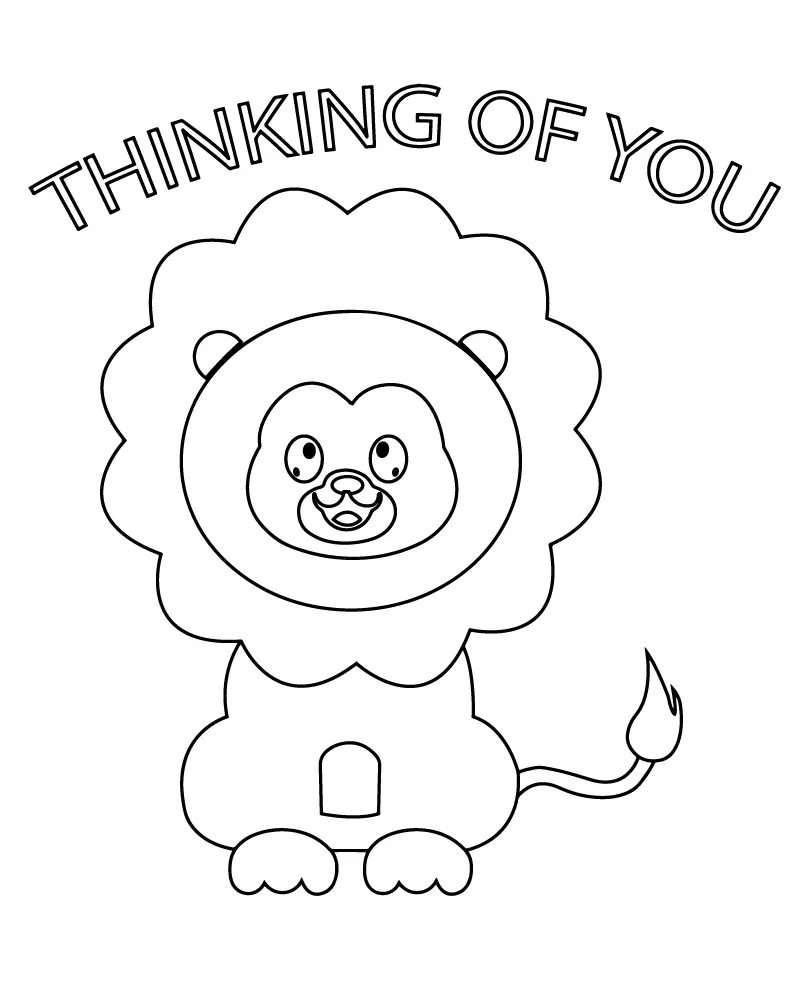 Dibujo de Imgi 9 Simple Thinking Of You Coloring Pagepng para Colorear