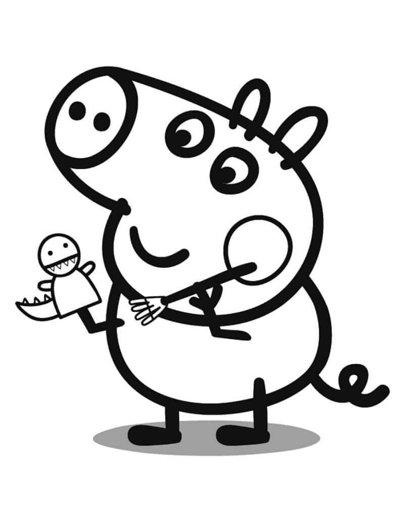 Dibujo de George Cerdo para Colorear