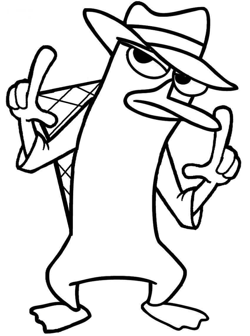 Dibujo de Fresco Perry para Colorear