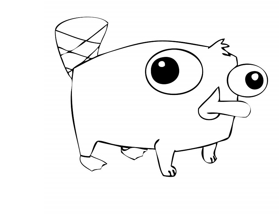 Dibujo de Lindo Perry para Colorear