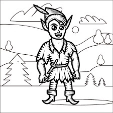 Dibujo de Peter Pan para Colorear