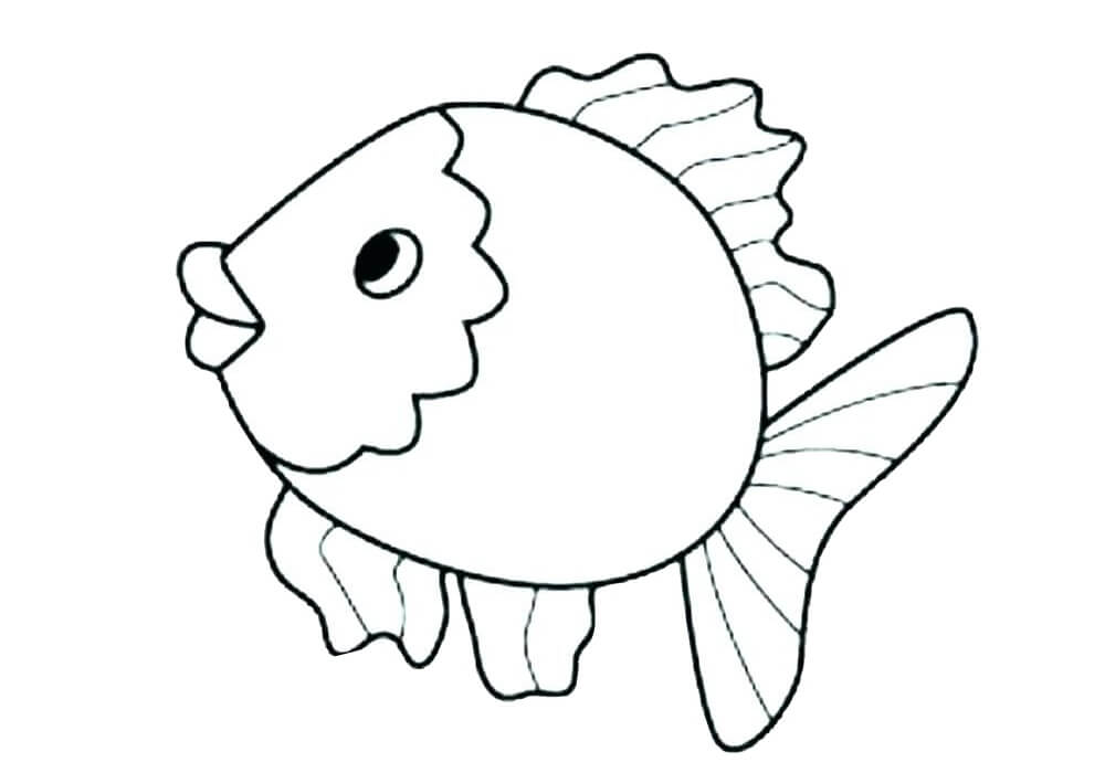 Dibujo de Pez Impresionante para Colorear