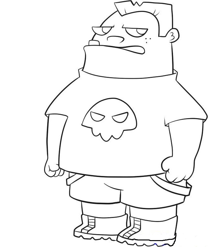 Dibujo de Buford Van Stomm para Colorear