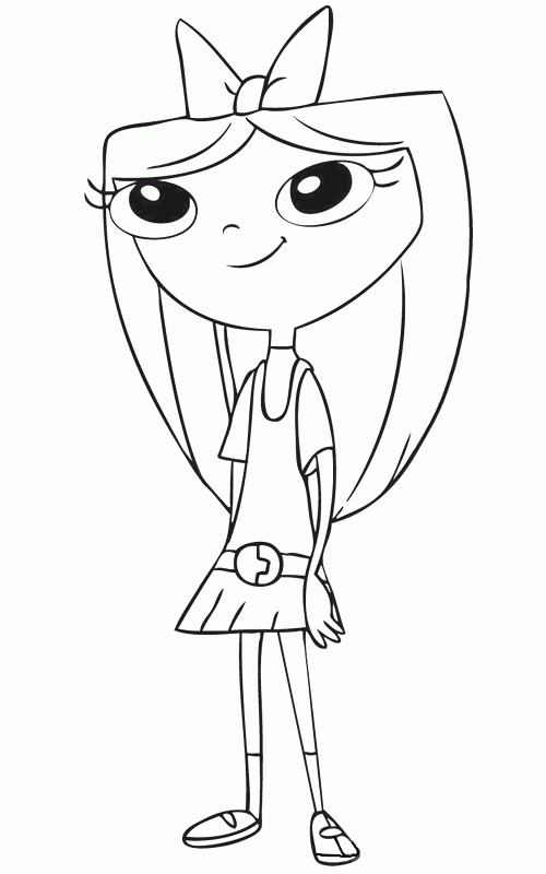 Dibujo de Candace Flynn para Colorear