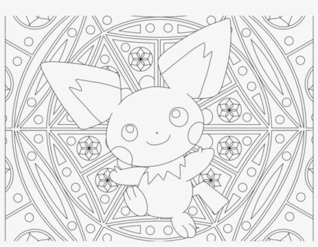 Dibujo de Pichu Pokémon para Colorear