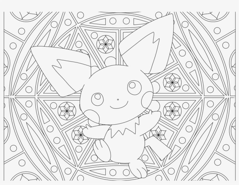 Dibujo de Pichu Pokémon para Colorear