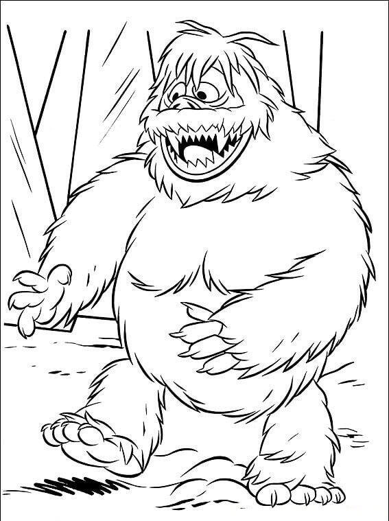 Dibujo de Bigfoot Gordo para Colorear