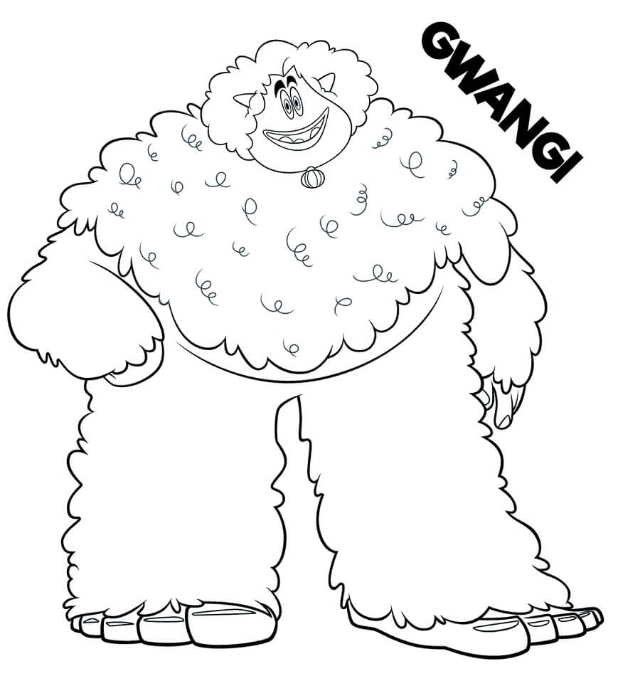 Dibujo de Gwangi para Colorear