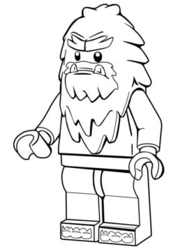 Dibujo de Lego Bigfoot para Colorear