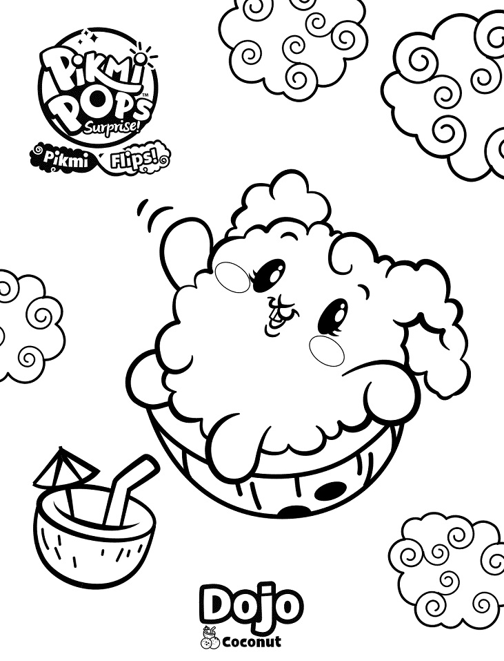 Dibujo de Dojo para Colorear
