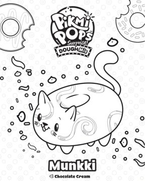 Dibujo de Munkki para Colorear
