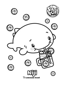 Dibujo de Niji Pikmi música Pop para Colorear