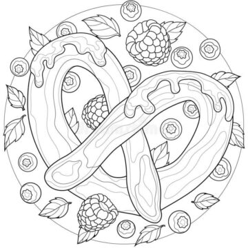 Dibujo de Python Es para Adultos para Colorear