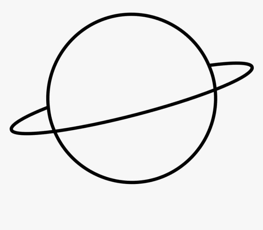 Dibujo de Planeta Impresionante para Colorear