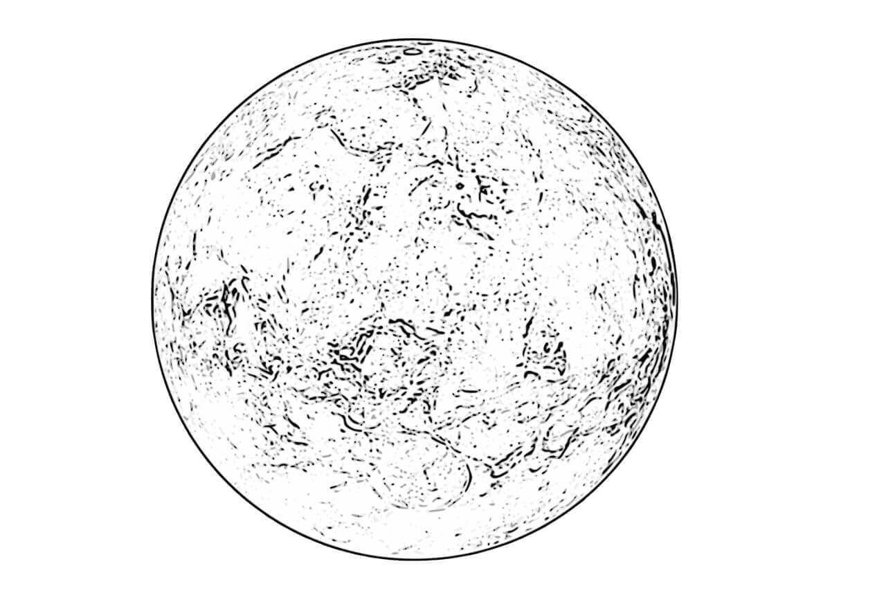 Dibujo de Planetas Asombrosos para Colorear