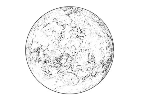Dibujo de Un Diario un Planeta para Colorear
