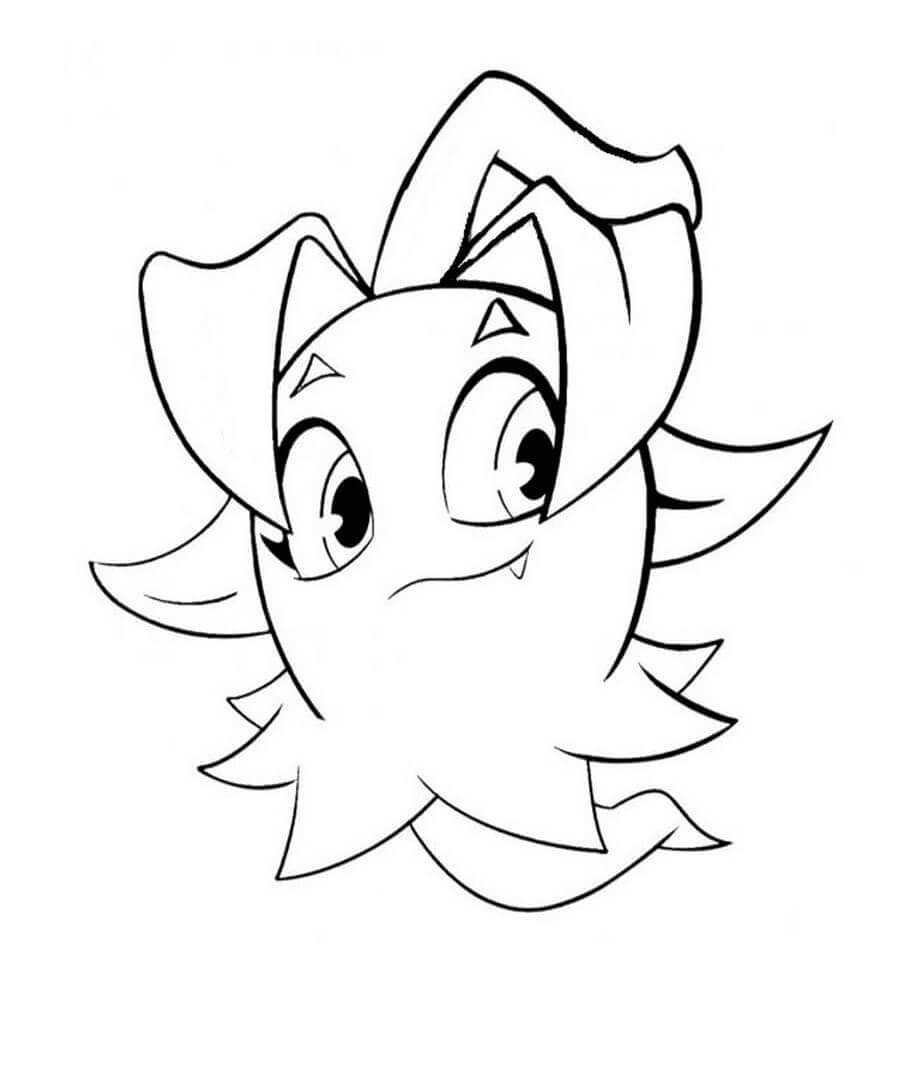 Dibujo de Pimienta de Plants Vs Zombies para Colorear