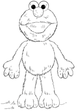 Dibujo de Elmo para Colorear