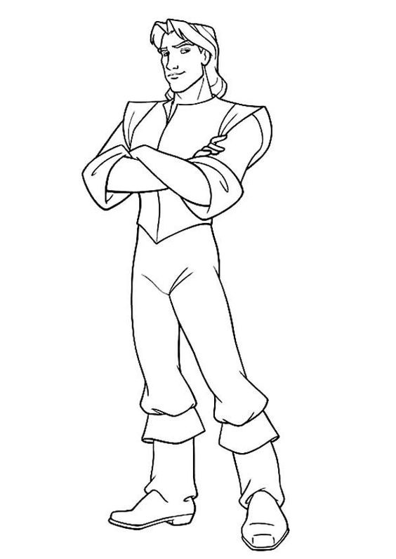 Dibujo de John Smith para Colorear