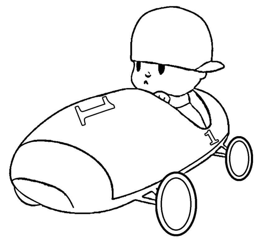 Dibujo de Elly Saluda para Colorear