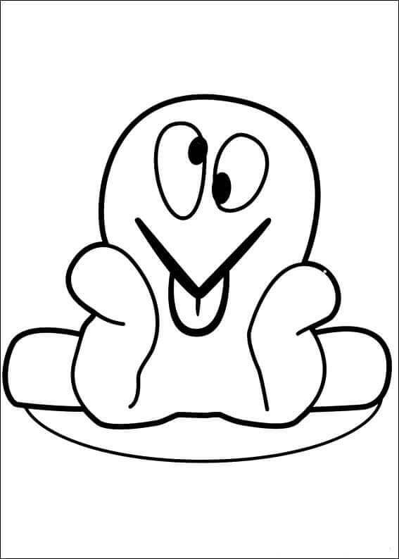 Dibujo de Fred Divertido para Colorear