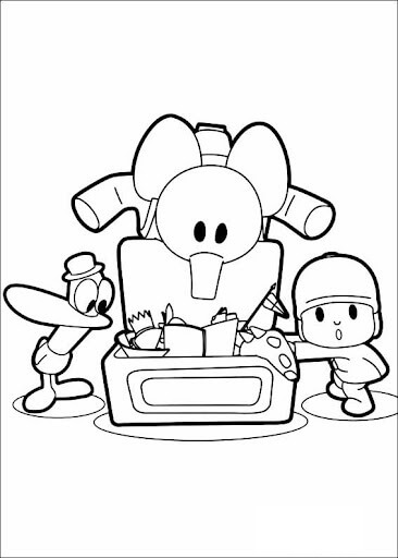 Dibujo de Loula Corriendo para Colorear