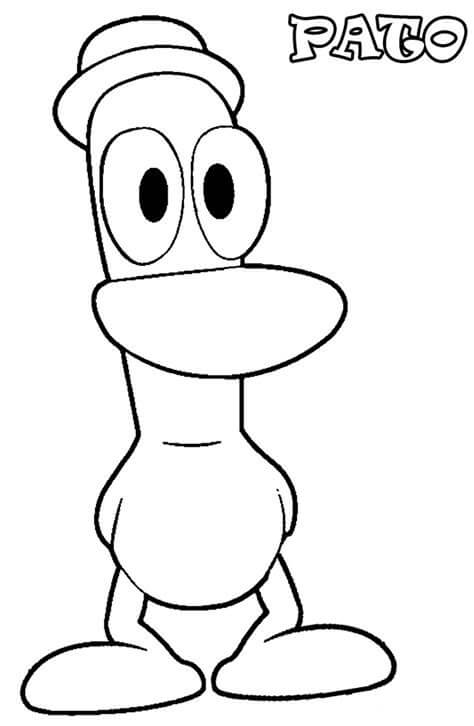 Dibujo de Pato básico para Colorear