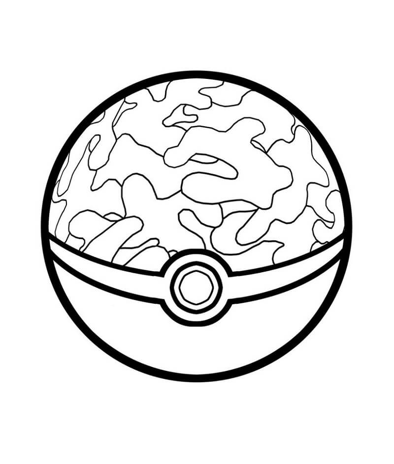 Dibujo de Pokémon Impresionante para Colorear