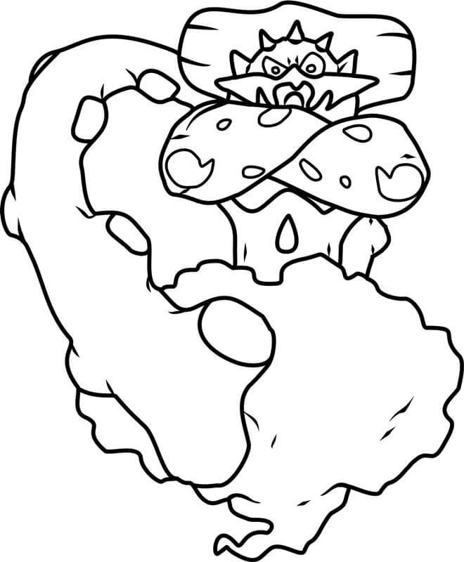 Dibujo de Landorus en Pokémon Legendarios para Colorear