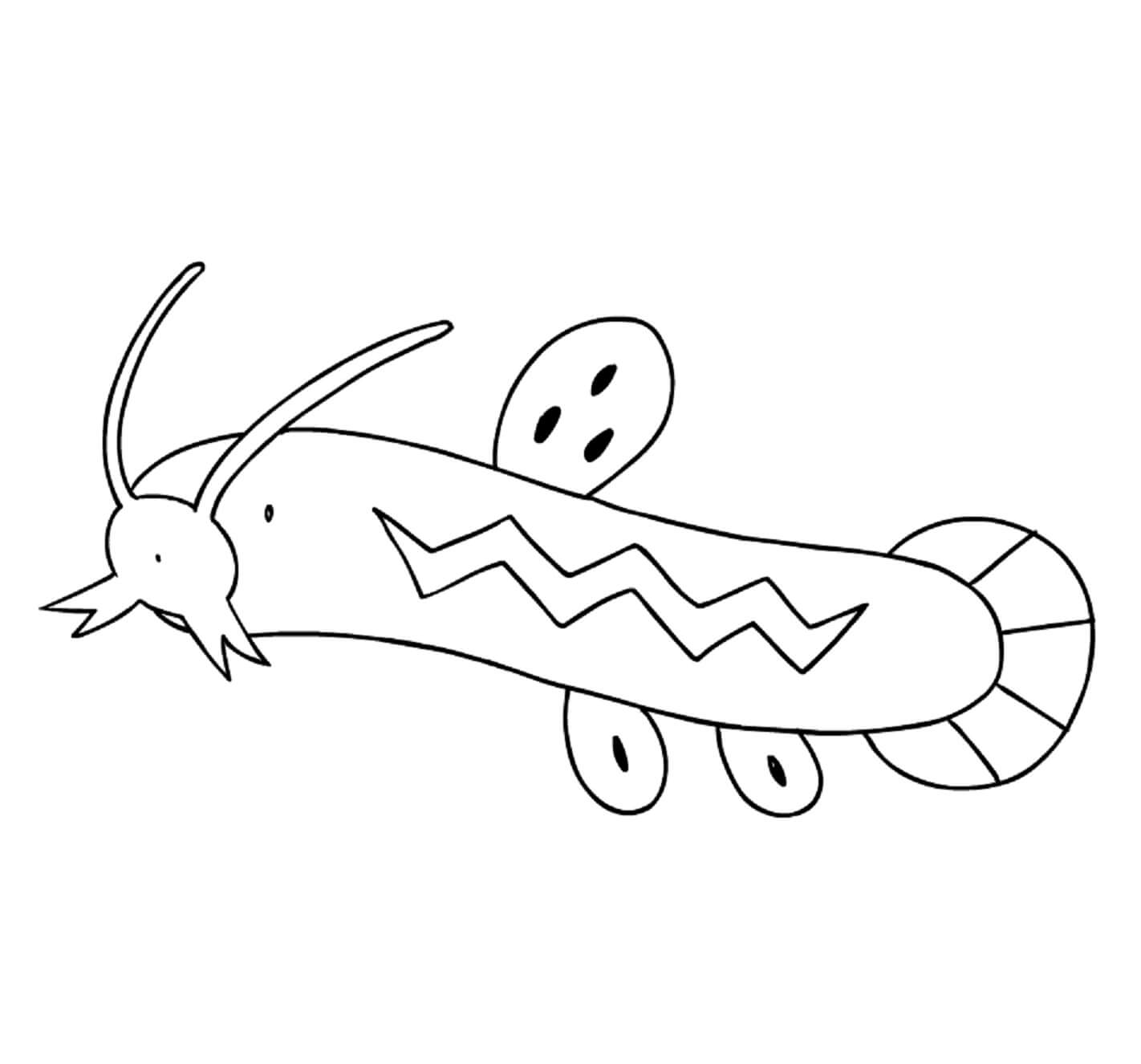 Dibujo de Barboach para Colorear