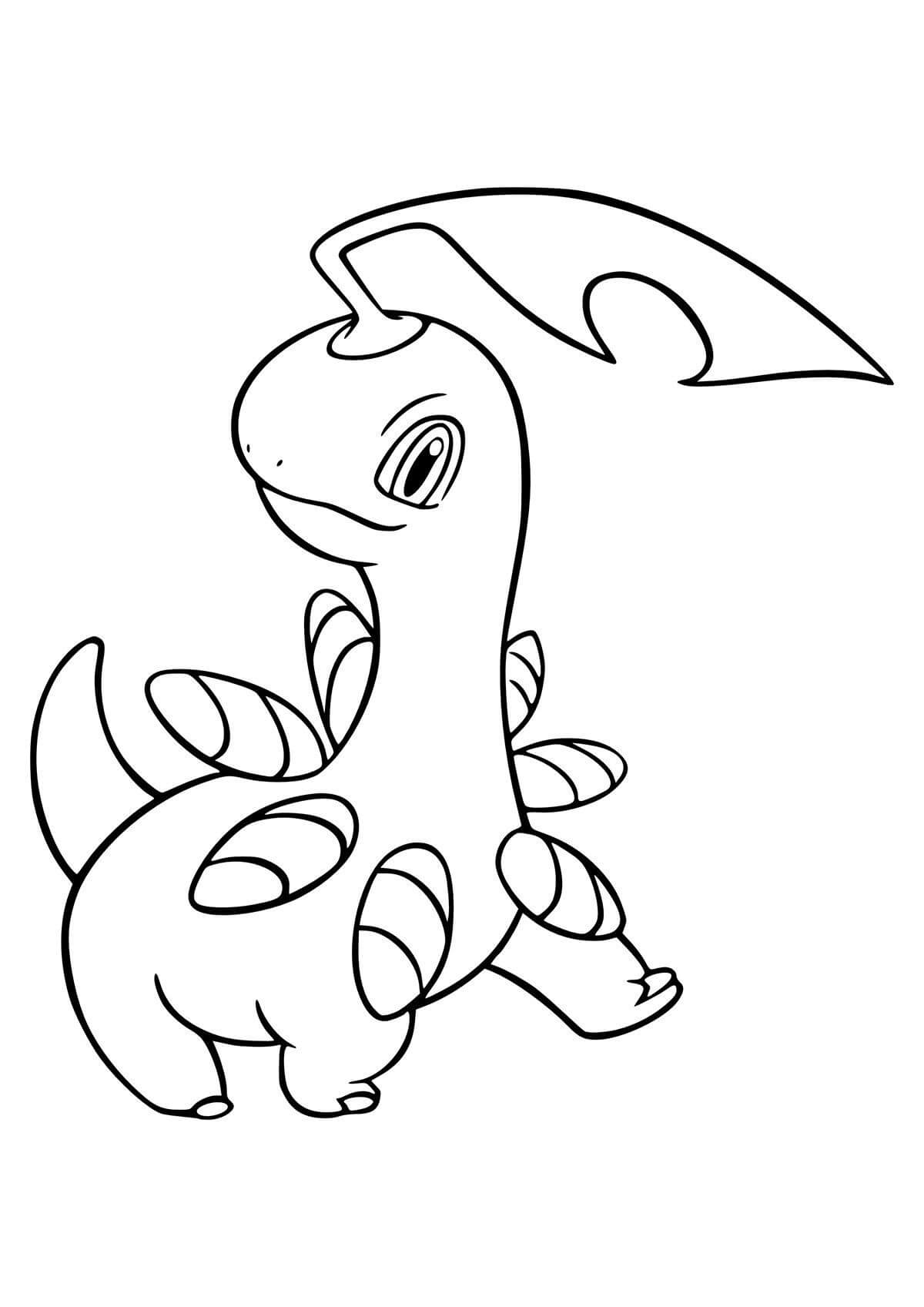Dibujo de Bayleef en Pokémon para Colorear