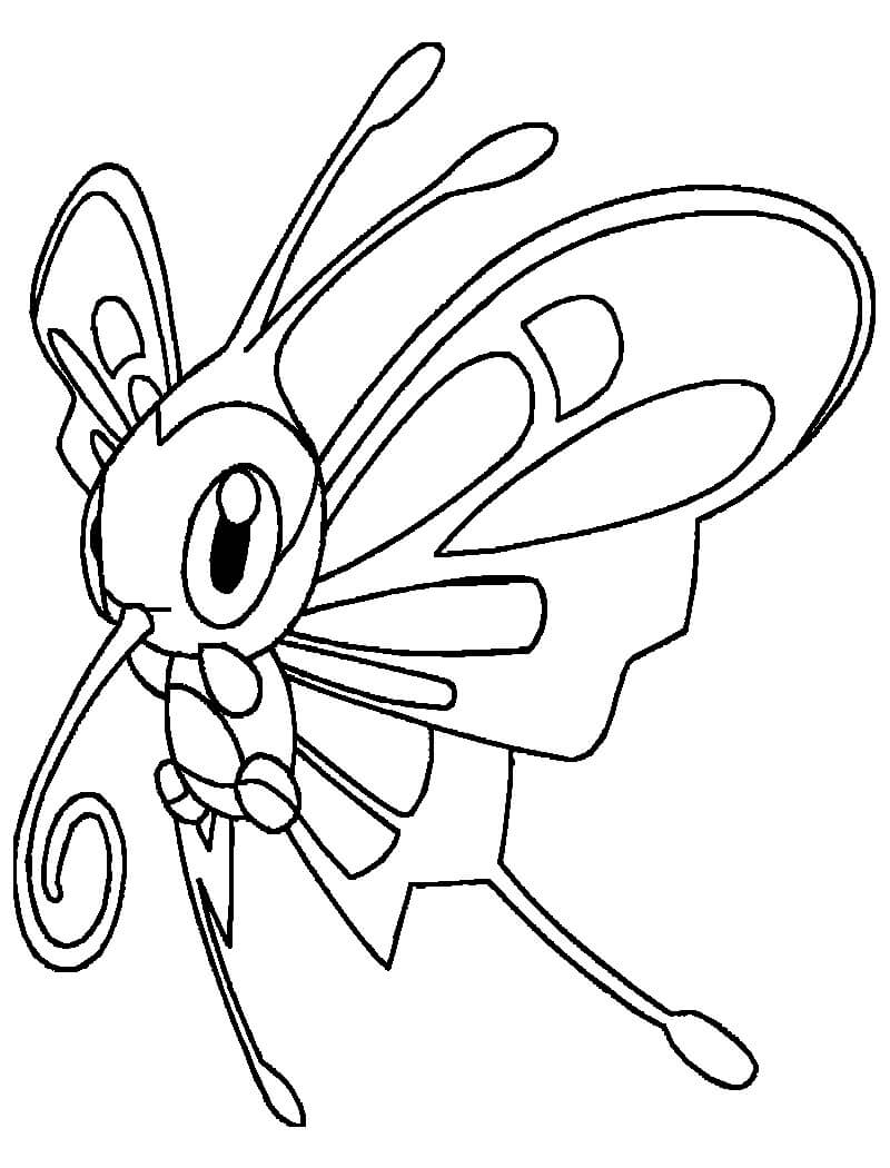 Dibujo de Beautifly para Colorear